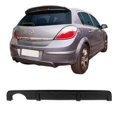 Diffuser Πίσω Προφυλακτήρα Για Opel Astra H 04-09 5D Από Abs Πλαστικό 1 Τεμάχιο
