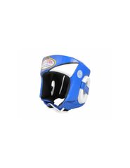 Sport Masters 024781-M02 Κάσκα Πυγμαχίας Ενηλίκων Aνοιχτού Τύπου Δερμάτινη Μπλε