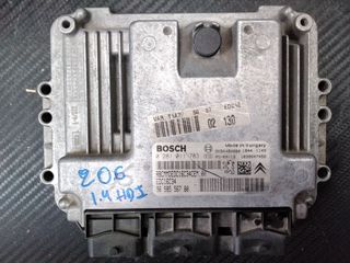 PEUGEOT 206 1.4 HDI ΕΓΚΕΦΑΛΟΣ BOSCH 0 281 011 783,9658556780,EDC16C34