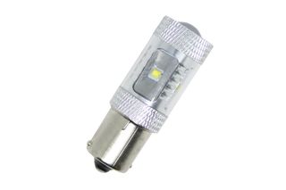 Led λάμπα BA15S με 6 x 5W CREE led και προτζέκτορα - 1τμχ.