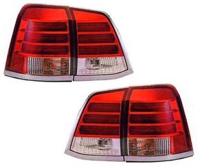 Πίσω φανάρια led για Toyota Land Cruiser  J200 (2007+) - chrome - σετ 2τμχ.