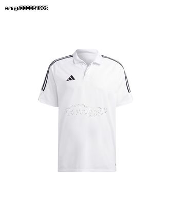 Adidas Ανδρικό T-shirt Polo Λευκό HS3580