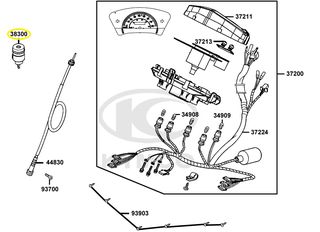 Φλασέρ Kymco Kxr.250 2004 - 2006 38300-KECE-W10