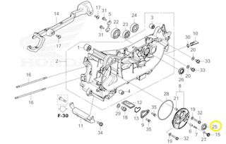 Τσιμούχα Στροφάλου Αριστερή 19.5*31.5*6 Honda NSC.110 Vision 91202K0JN01