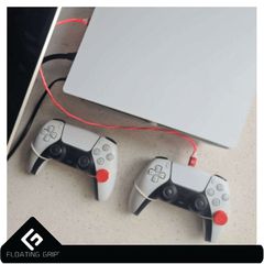 Floating Grip Wall Mount Covers (Red) / Electronics-thumb-2
