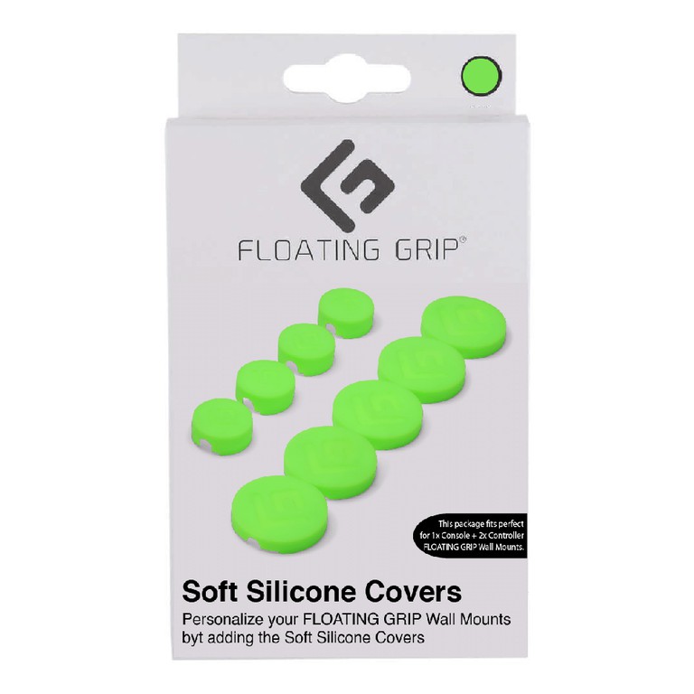 Floating Grip Wall Mount Covers (Green) / Electronics