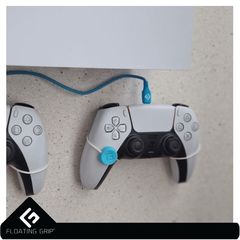 Floating Grip Wall Mount Covers (Turquoise) / Electronics-thumb-3