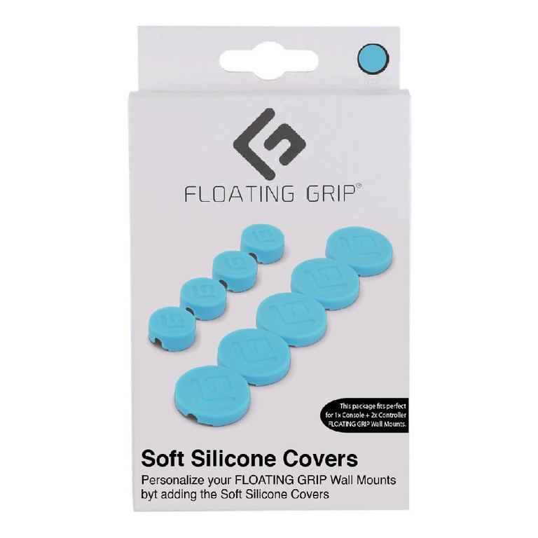Floating Grip Wall Mount Covers (Turquoise) / Electronics