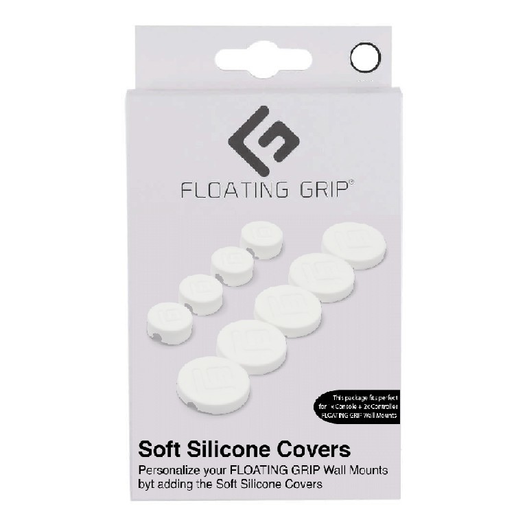 Floating Grip Wall Mount Covers (White) / Electronics