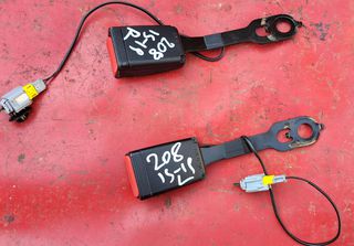 PEUGEOT 208 2012-2019  ΚΛΕΙΣΤΡΟ ΖΩΝΗΣ ΕΜΠΡΟΣ ΔΕΞΙΟ -ΑΡΙΣΤΕΡΟ 