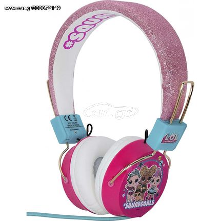 OTL L.O.L. Surprise Squadgoals Teen Ενσύρματα On Ear Παιδικά Ακουστικά Ροζ