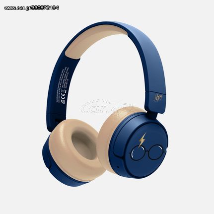 OTL Harry Potter Ασύρματα Bluetooth Over Ear Ακουστικά με 24 ώρες Λειτουργίας Navy Μπλε