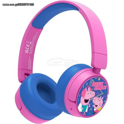 OTL Premium Junior Peppa Pig Unicorn Ασύρματα/Ενσύρματα On Ear Παιδικά Ακουστικά με 30 ώρες Λειτουργίας Πολύχρωμα