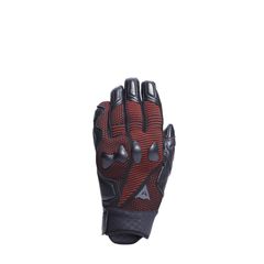 DAINESE UNRULY ERGO-TEK GLOVES BLACK/FLUO-RED καλοκαιρινά γάντια