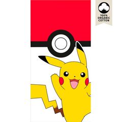 Pokemon Pikachu Pokeball beach towel cotton (140x70cm)