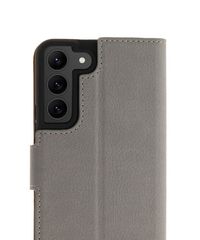 Promiz (PZ-10437) Wallet Case - Light Grey, Samsung Galaxy S23