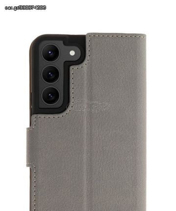 Promiz (PZ-10437) Wallet Case - Light Grey, Samsung Galaxy S23