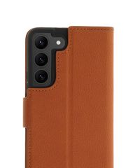 Promiz (PZ-10438) Wallet Case - Brown, Samsung Galaxy S23