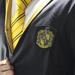 Harry Potter Wizard Robe Cloak Hufflepuff Size L-thumb-2