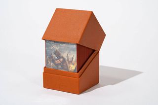 Ultimate Guard Return To Earth Boulder Deck Case 100+ Standard Size Orange-thumb-3