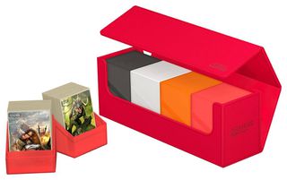 Ultimate Guard Arkhive 400+ XenoSkin Monocolor Red-thumb-4