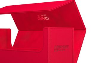 Ultimate Guard Arkhive 400+ XenoSkin Monocolor Red-thumb-2