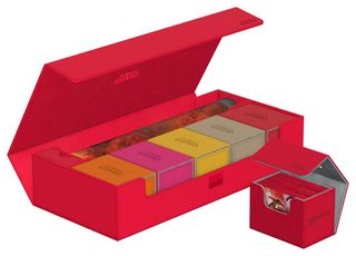 Ultimate Guard Superhive 550+ XenoSkin Monocolor Red-thumb-3