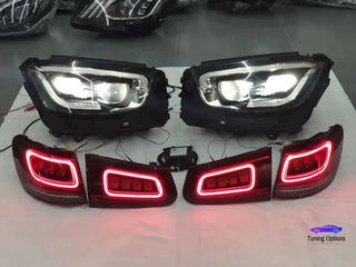 MERCEDES GLC W253 FULL LED ΚΙΤ ΜΠΡΟΣΤΑ ΠΙΣΩ ΦΑΝΑΡΙΑ 