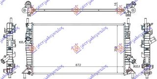 Ψυγείο 1,6-1,8-2,0TDCi-2,5 ST(67x38)M/A / VOLVO C30 07-10 / 1357325 - 1 Τεμ