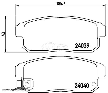 ΣΕΤ ΤΑΚΑΚΙΑ ΟΠ MAZDA RX-8 03-