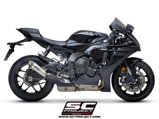 Εξάτμιση Τελικό Sc Project S1 Titanium/Carbon End Yamaha R1/M 2017 - 2019 EURO4