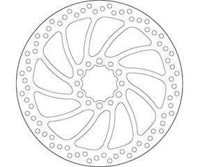 Δισκόπλακα SBS/5069 300X60,5X5X6X8,5 Εμπρ. DUKE125/200/250/390 14-