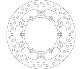 Δισκόπλακα SBS/5085 250X118X3,0X6X6,5 Εμπρ. YZ250F 01-15,YZ125 02-17,WR450F 03-15