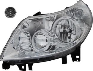 CARRO Φανάρι Εμπρός ΗΛΕΚΤΡΙΚΟΣ (H7/H1) (Με Φως Ημέρας) 2012- (Ε) (DEPO) / CITROEN JUMPER 06-14 / 1606927480 - Αριστερό - 1 Τεμ