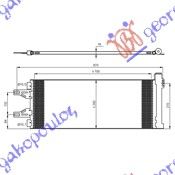 Ψυγείο A/C 2,2-2,3-3,0 D HDι (71x29,7x16) / FIAT DUCATO 06-14 / 6455EP - 1 Τεμ