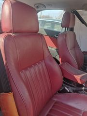Alfa romeo 156 σαλονι δερματινο κοκκινο με AirBags και ταπετσαριες