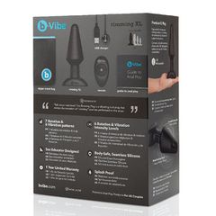 B-vibe - Rimming Remote Control Plug XL Black-thumb-6