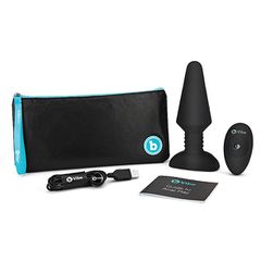 B-vibe - Rimming Remote Control Plug XL Black-thumb-8
