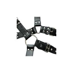 Optor Black Harness and Collar-thumb-3