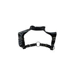 Optor Black Harness and Collar-thumb-2