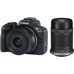 Canon EOS R50 Black Kit (RF-S 18-45mm f/4.5-6.3 IS STM + 55-210mm f/5-7.1 IS STM) + Επιπλέον Cashback 50€ έως 12 άτοκες δόσεις ή 24 δόσεις