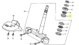 Ποτήρι Πηρουνιού Honda PES.150 50301GM0000
