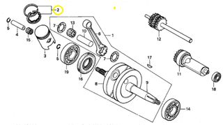 Ελατήρια Πιστονιού Std Honda MT.50 13011166003