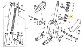 Ποτήρι Πηρουνιού Honda NH.50 Lead 50305GC8003