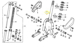 Πηρούνι Honda NH.50 Lead 51105GC8010ZA