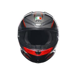 AGV K6 S E2206 - SLASHCUT BLACK/GREY/RED προσφορά-thumb-1