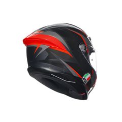 AGV K6 S E2206 - SLASHCUT BLACK/GREY/RED προσφορά-thumb-5