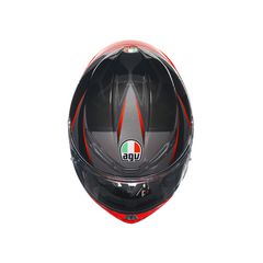 AGV K6 S E2206 - SLASHCUT BLACK/GREY/RED προσφορά-thumb-6
