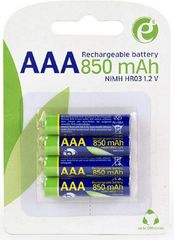 Energenie Ready To Use Recheargeable Batteries Aaa 850MAh 4PCS/Pack - (EG-BA-AAA8R4-01)