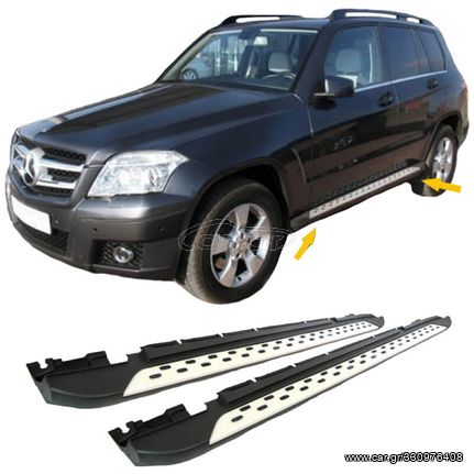 Πλαινά Σκαλοπάτια Για Mercedes-Benz GLK-Class (X204) 08-15 2 Τεμάχια